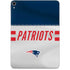 NFL New England Patriots White Striped Apple iPad Pro Skin