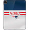 NFL New England Patriots White Striped iPad Pro 11in (2024) Clear Case