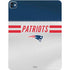 NFL New England Patriots White Striped iPad Pro 13in M4 (2024) Skin