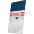 NFL New England Patriots White Striped iPad Pro 13in M4 (2024) Skin