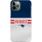 NFL New England Patriots White Striped iPhone 11 Pro Lite Case