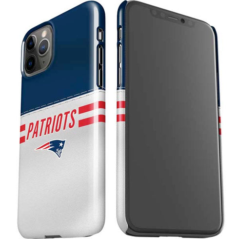 NFL New England Patriots White Striped iPhone 11 Pro Lite Case
