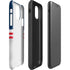 NFL New England Patriots White Striped iPhone 11 Pro Max Impact Case
