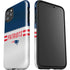 NFL New England Patriots White Striped iPhone 11 Pro Max Impact Case