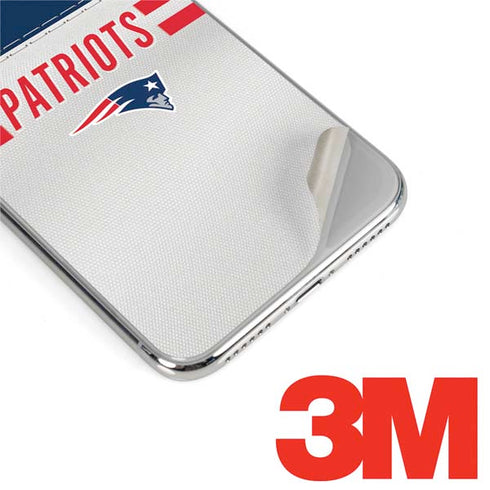NFL New England Patriots White Striped iPhone 11 Pro Skin