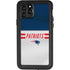 NFL New England Patriots White Striped iPhone 11 Pro Waterproof Case