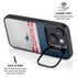 NFL New England Patriots White Striped iPhone 13 Kickstand Case