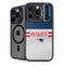 NFL New England Patriots White Striped iPhone 14 Pro Kickstand Case