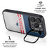 NFL New England Patriots White Striped iPhone 15 Pro Max Kickstand Case