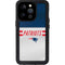 NFL New England Patriots White Striped iPhone 15 Pro Waterproof Case
