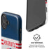 NFL New England Patriots White Striped iPhone 16 Plus Magsafe Impact Case