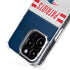 NFL New England Patriots White Striped iPhone 16 Pro MagSafe Case