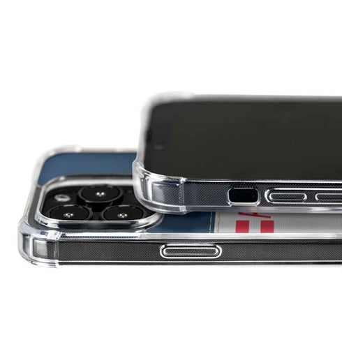 NFL New England Patriots White Striped iPhone 16 Pro MagSafe Case