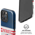 NFL New England Patriots White Striped iPhone 16 Pro Magsafe Impact Case