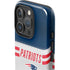 NFL New England Patriots White Striped iPhone 16 Pro Max Impact Case