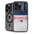 NFL New England Patriots White Striped iPhone 16 Pro Max Kickstand Case
