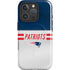 NFL New England Patriots White Striped iPhone 16 Pro Max Magsafe Impact Case