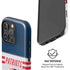NFL New England Patriots White Striped iPhone 16 Pro Max Magsafe Impact Case
