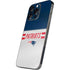 NFL New England Patriots White Striped iPhone 16 Pro Max Skin