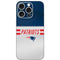 NFL New England Patriots White Striped iPhone 16 Pro Skin