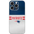 NFL New England Patriots White Striped iPhone 16 Pro Skin