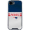 NFL New England Patriots White Striped iPhone 16e Clear Case
