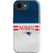 NFL New England Patriots White Striped iPhone 16e Impact Case