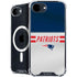 NFL New England Patriots White Striped iPhone 16e MagSafe Case