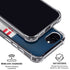 NFL New England Patriots White Striped iPhone 16e MagSafe Case