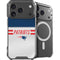 NFL New England Patriots White Striped iPhone 18 Pro MagSafe Case