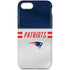 NFL New England Patriots White Striped iPhone 8 Pro Case