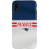 NFL New England Patriots White Striped iPhone XR Pro Case