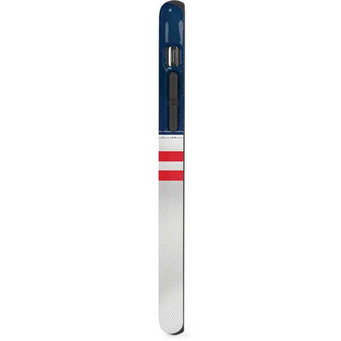 NFL New England Patriots White Striped iPhone XS Pro Case