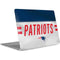 NFL New England Patriots White Striped Apple MacBook Air Skin