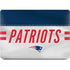 NFL New England Patriots White Striped Apple MacBook Air Skin