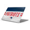NFL New England Patriots White Striped Apple MacBook Pro 16-inch Skin