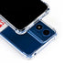 NFL New England Patriots White Striped Moto G Play 4G (2024) Clear Case