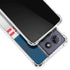 NFL New England Patriots White Striped Moto G Stylus 5G (2025) Clear Case