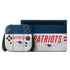 NFL New England Patriots White Striped Nintendo Skins