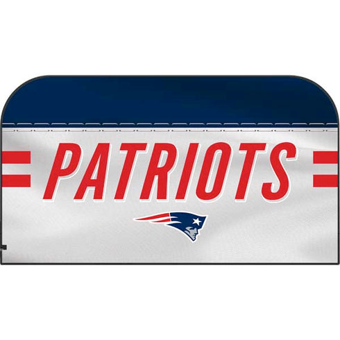 NFL New England Patriots White Striped Nintendo Switch 2 (2025) with Joy-Con Skin