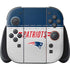 NFL New England Patriots White Striped Nintendo Switch 2 (2025) Joy-Con Controller Skin