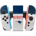 NFL New England Patriots White Striped Nintendo Switch 2 (2025) Joy-Con Controller Skin
