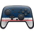 NFL New England Patriots White Striped Nintendo Switch 2 (2025) Pro Controller Skin