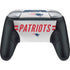 NFL New England Patriots White Striped Nintendo Switch 2 (2025) Pro Controller Skin