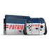 NFL New England Patriots White Striped Nintendo Skins