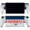 NFL New England Patriots White Striped PlayStation Portal Remote Player Skin