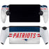 NFL New England Patriots White Striped PlayStation PS5 Skins