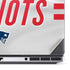 NFL New England Patriots White Striped Dell Precision Skin