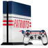 NFL New England Patriots White Striped PlayStation PS4 Skins