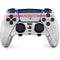 NFL New England Patriots White Striped PS5 DualSense Edge Pro Controller Skin